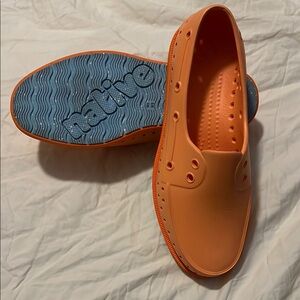 Native Orange and Blue Slip-On Loafers